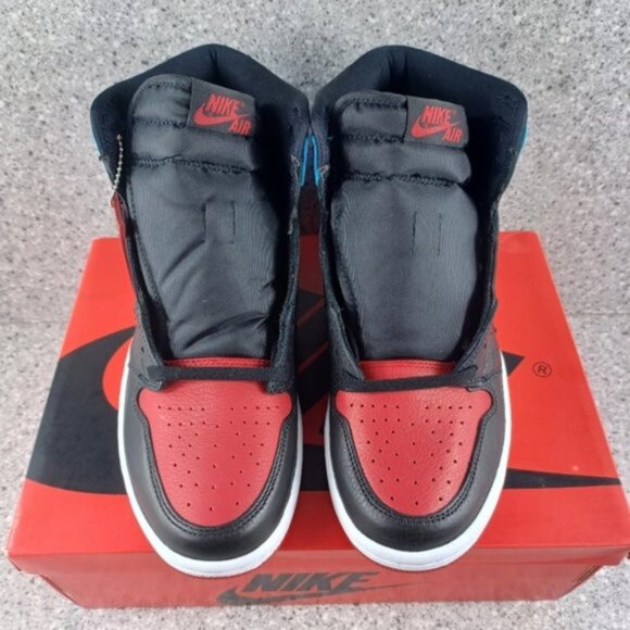 Nike Air Jordan 1 High OG UNC to Chicago Sneakers Women's Size 9 Men's 7 Shoes - Picture 5 of 12